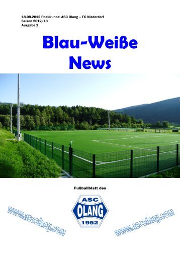 BW-News-Ausgabe 1 - SC Olang