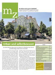 Urban und selbstbewusst - GEWOFAG Holding GmbH