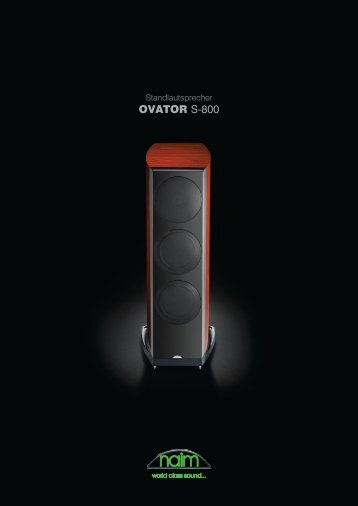 OVATOR S-800 - Naim Audio