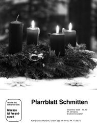 Pfarrblatt Nr. 12 - Pfarrei Schmitten