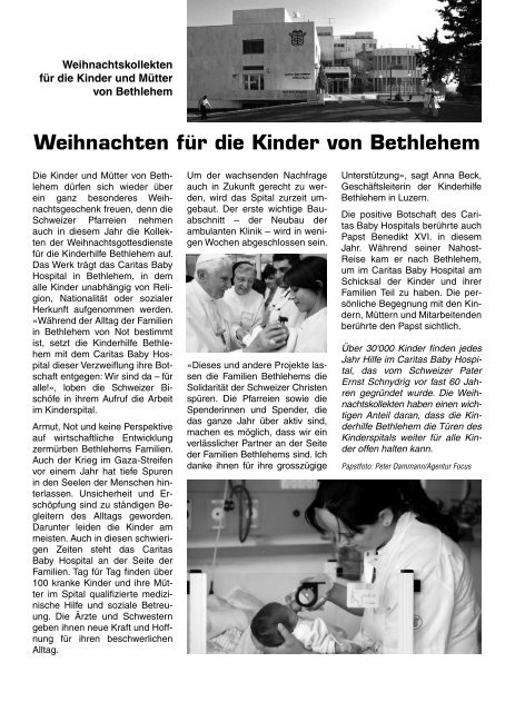 Pfarrblatt Nr. 12 - Pfarrei Schmitten