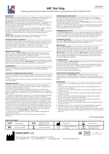 MIC Test Strip MIC Test Strip - Simoco Diagnostics