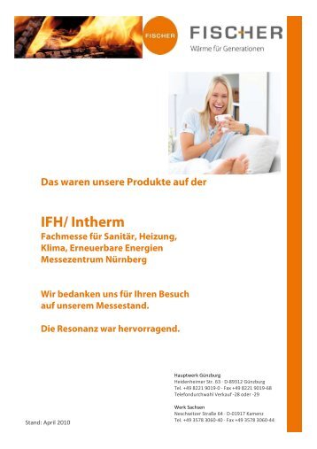 IFH/ Intherm - FISCHER Heiztechnik