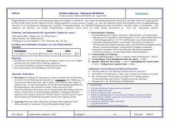 SoErn1 - Pflegen mit Konzept - Stösser Standard