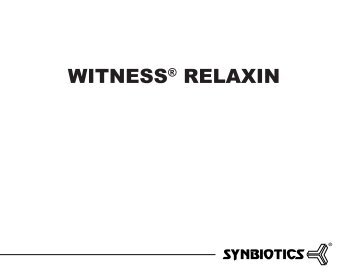 WITNESS® RELAXIN