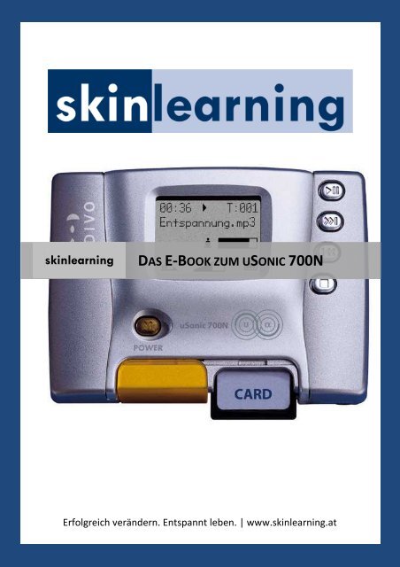 Gratis eBook zum uSonic - skinlearning