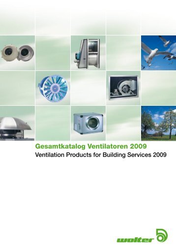 Kanalventilatoren - bei Wolter-Fans