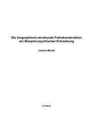 2. Methode der biographischen Fallrekonstruktion - Buchhandel.de