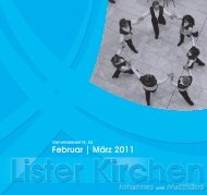 Februar | März 2011 - Luth. Lister Johannes- und Matthäus ...