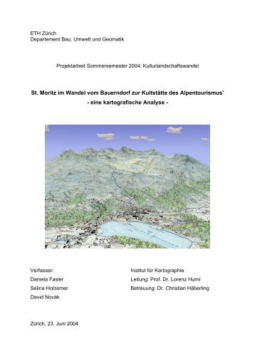Bericht, pdf - ETH Zürich