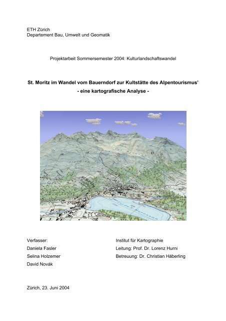 Bericht, pdf - ETH Zürich