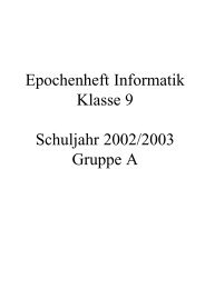 informatik 9A.pdf - Rudolf Steiner Schule Lüneburg
