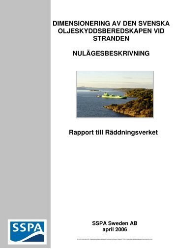 Dimensionering av den svenska oljeskyddsberedskapen vid stranden