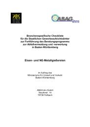 Eisen- und NE-Metallgießereien - Baden-Württemberg