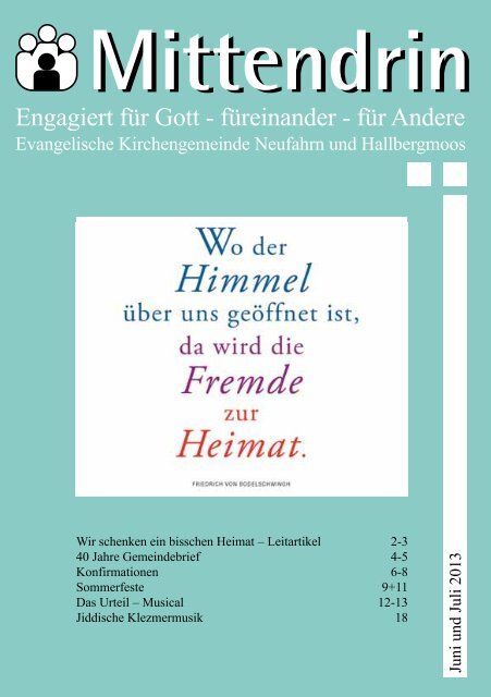 Engagiert für Gott - füreinander - für Andere - Evang.-luth ...