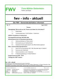 fwv - info - Freie Wähler Dettenheim