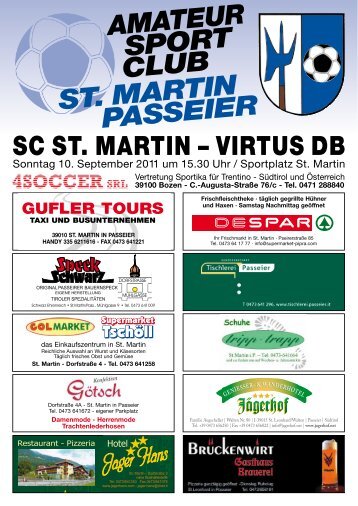 stadionblatt_10-sep-2011-scm-virtus - ASC St. Martin in Passeier