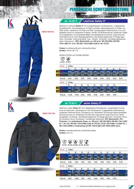 // BERUFSBEKLEIDUNG • WORKWEAR