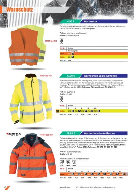 // BERUFSBEKLEIDUNG • WORKWEAR