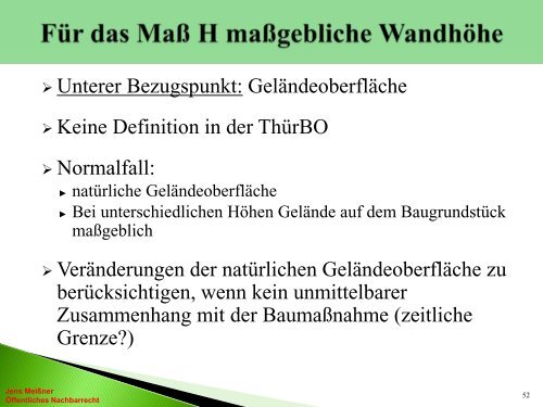 ABSTANDSFLÄCHEN nach der ThürBO 2004 - DVW Thüringen