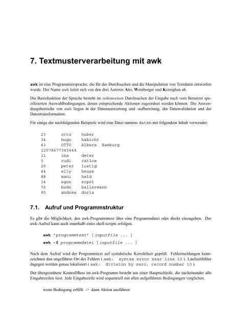 Unix-Linux, Eine Einführung von Wolfgang Paulina (de)