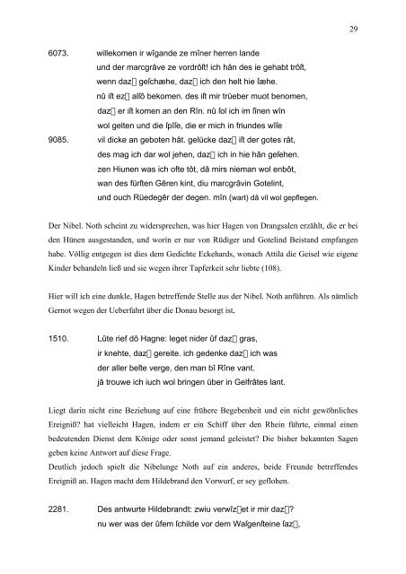 1 Wilhelm Grimm: Die Deutsche Heldensage Nibelunge Noth. 1) Die ...