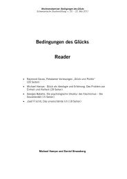 Reader - Studienstiftung