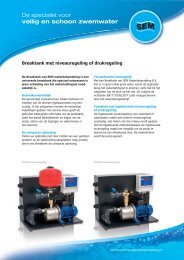 Compacte Breaktank niveau,- en drukregeling - SEM ...