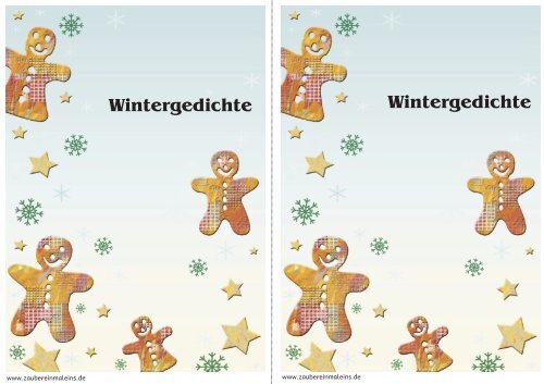 Wintergedichte Wintergedichte - Zaubereinmaleins