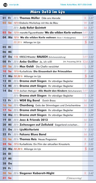 Programmheft Lyz 2012 2013.pdf - Kulturhaus Lÿz