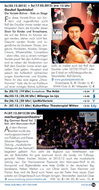 Programmheft Lyz 2012 2013.pdf - Kulturhaus Lÿz