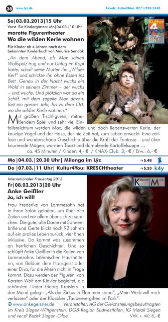 Programmheft Lyz 2012 2013.pdf - Kulturhaus Lÿz