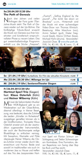 Programmheft Lyz 2012 2013.pdf - Kulturhaus Lÿz