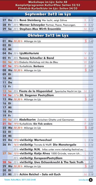 Programmheft Lyz 2012 2013.pdf - Kulturhaus Lÿz