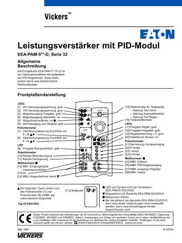 Leistungsverstärker mit PID-Modul