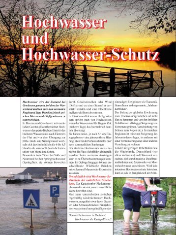 Hochwasser-Schutz - pro umwelt