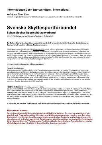 Schwedische Sportschützen