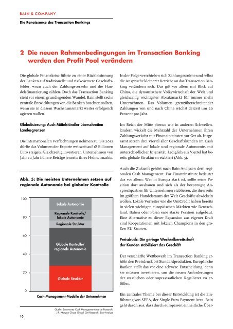 Die Renaissance des Transaction Bankings - Bain & Company