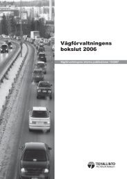 Vägförvaltningens bokslut 2006 - Tiehallinto