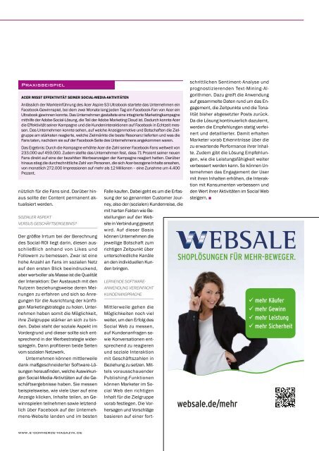 Leseprobe e-commerce Magazin 2013/05