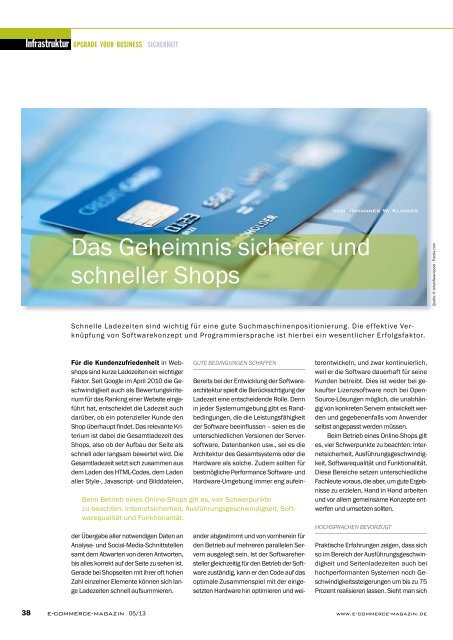 Leseprobe e-commerce Magazin 2013/05