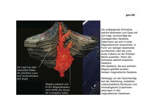 3. Geologie - Magmatische Gesteine - geo-life