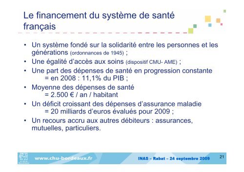 La nouvelle gouvernance pour diriger un hôpital public au 21ème ...