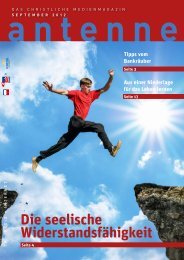 Die seelische Widerstandsfähigkeit - September ... - ERF Medien