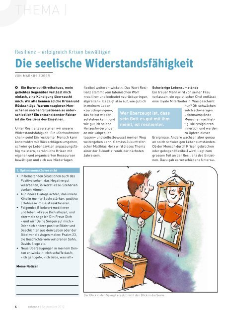 Die seelische Widerstandsfähigkeit - September ... - ERF Medien