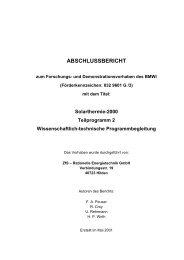 Solarthermie-2000 – Teilprogramm 2 - Solar - so heizt man heute