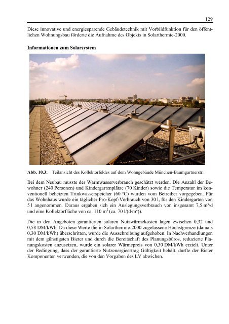 Solarthermie-2000 – Teilprogramm 2 - Solar - so heizt man heute