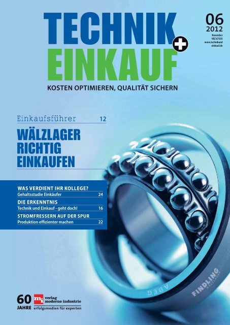 Ausgabe 6 / 2012 - technik + EINKAUF