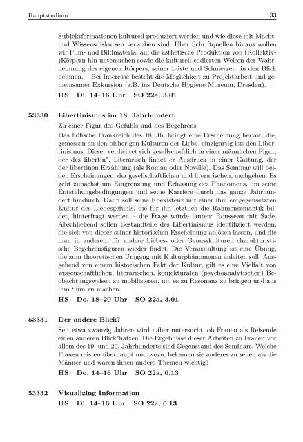 Kulturwissenschaft - Humboldt-Universität zu Berlin