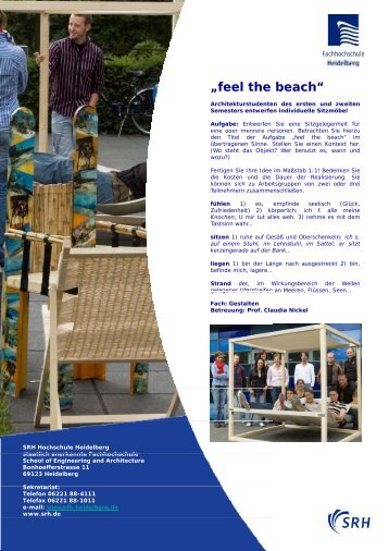 „feel the beach“ - SRH Hochschule Heidelberg